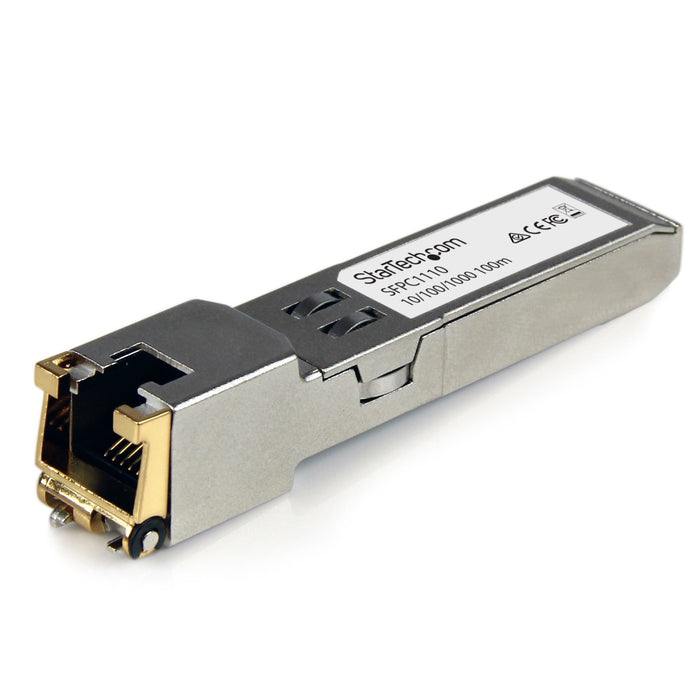 EAN 0065030846202 - StarTech.com SFPC1110 red modulo transceptor Cobre 1250 Mbit/s imagen 1