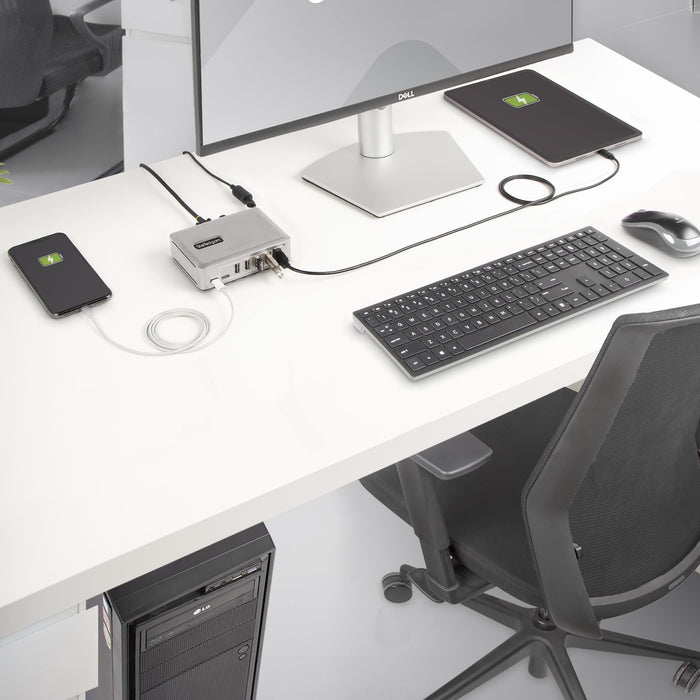 EAN 0065030899086 - StarTech.com 10G5A2CS-USB-C-HUB hub de interfaz USB 3.2 Gen 2 (3.1 Gen 2) Type-C 10000 Mbit/s Plata imagen 9