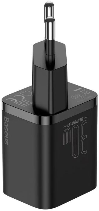EAN 6953156205062 - Baseus CCSUPJ01 cargador de dispositivo móvil Universal Negro Corriente alterna Carga rápida Interior imagen 8
