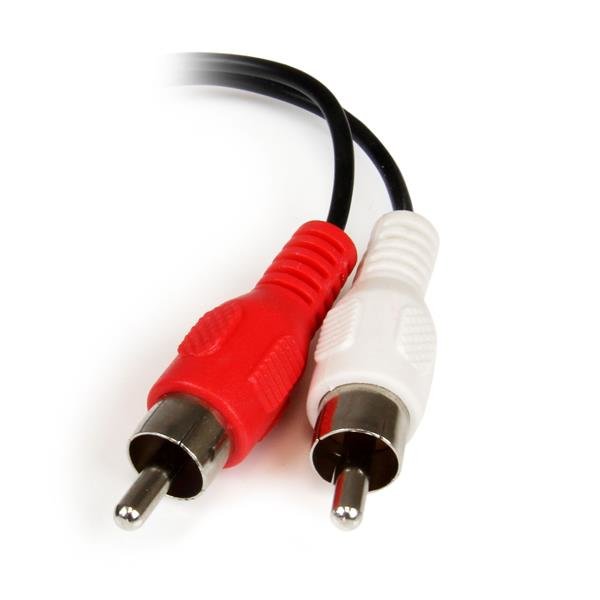 EAN 0065030856911 - StarTech.com 0.152m 3.5mm - 2xRCA m/f cable de audio 0,152 m Negro imagen 3