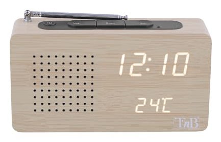 EAN 3303170112182 - T'nB CLOCKFMWD radio Reloj Digital Madera imagen 2
