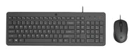 EAN 196786788345 - HP 150 Wired Mouse and Keyboard Combination teclado Ratón incluido USB Negro imagen 1