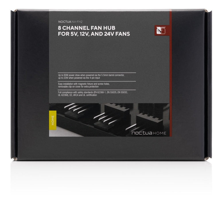 EAN 9010018900156 - Noctua NV-FH2 controlador de velocidad de ventilador 8 canales Negro imagen 4