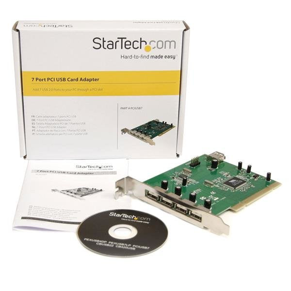 EAN 0065030836531 - StarTech.com PCIUSB7 tarjeta y adaptador de interfaz Interno imagen 5
