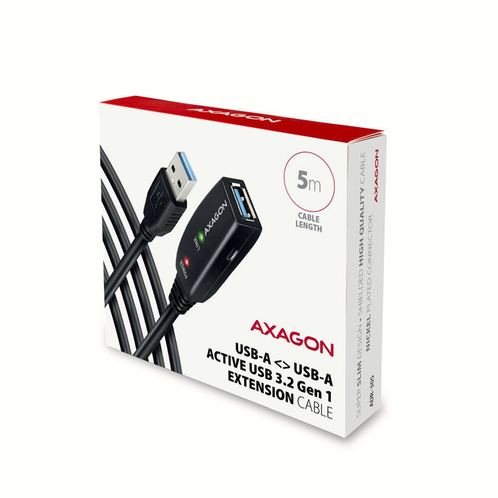 EAN 8595247907240 - Axagon ADR-305 USB 3.2 Gen 1 A-M -> A-F active extension/repeater cable 5m - Kabel - Digital/Daten cable  imagen 9