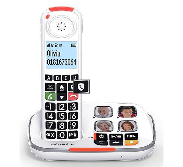 EAN 3700601424003 - Atlinks XTRA 2355 Teléfono DECT Identificador de llamadas Blanco imagen 4