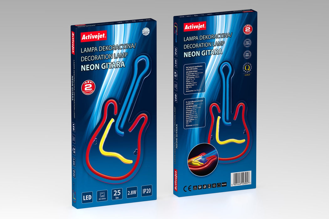 EAN 5901443123057 - Activejet AJE-NEON GITARA iluminación de techo imagen 5