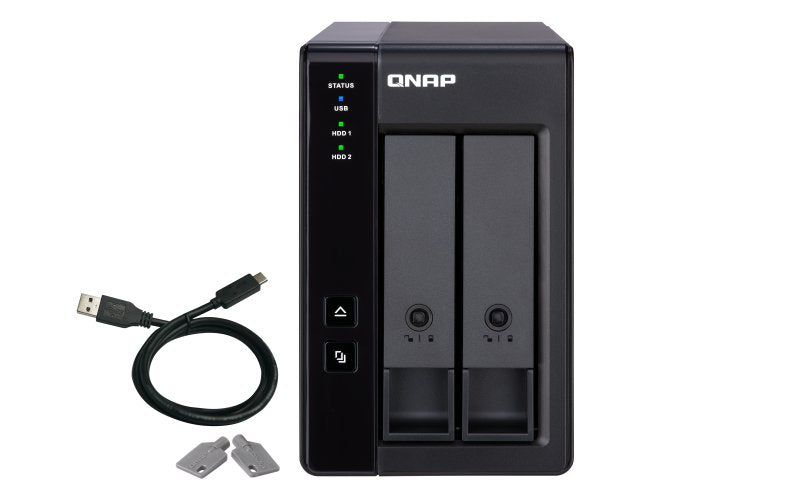 EAN 0885022017249 - QNAP TR-002 caja para disco duro externo Carcasa de disco duro/SSD Negro 2.5/3.5" imagen 2