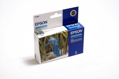 EAN 0010343603523 - Epson Seahorse Inktcartridge T048240 blauw cartucho de tinta Original Cian imagen 2