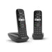 EAN 4250366854953 - Gigaset AS690 Duo Teléfono DECT/analógico Identificador de llamadas Negro imagen 2