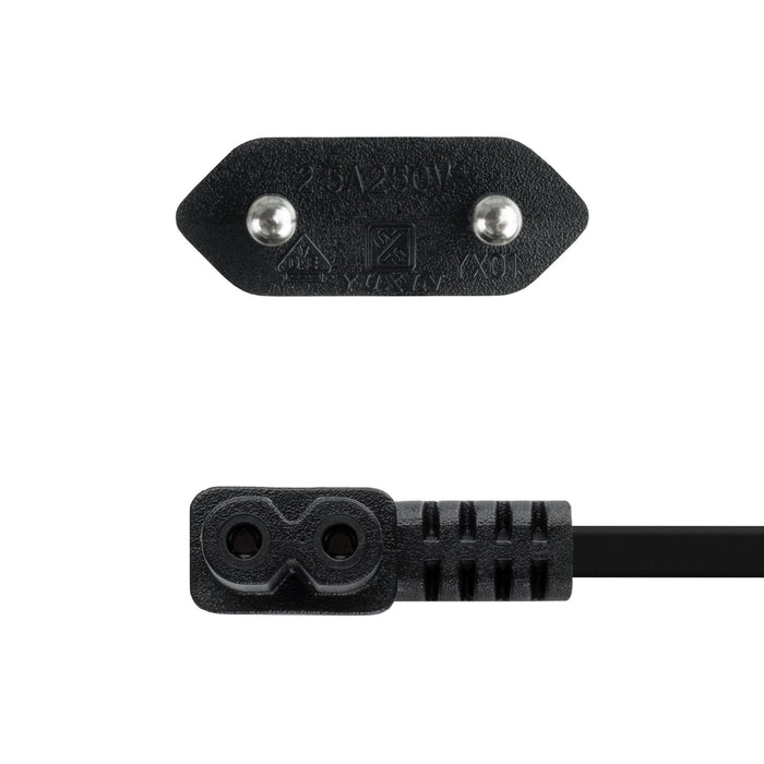 EAN 8433281010420 - TooQ 10.22.0502 cable de transmisión 1,8 m CEE7/16 C7 acoplador imagen 3