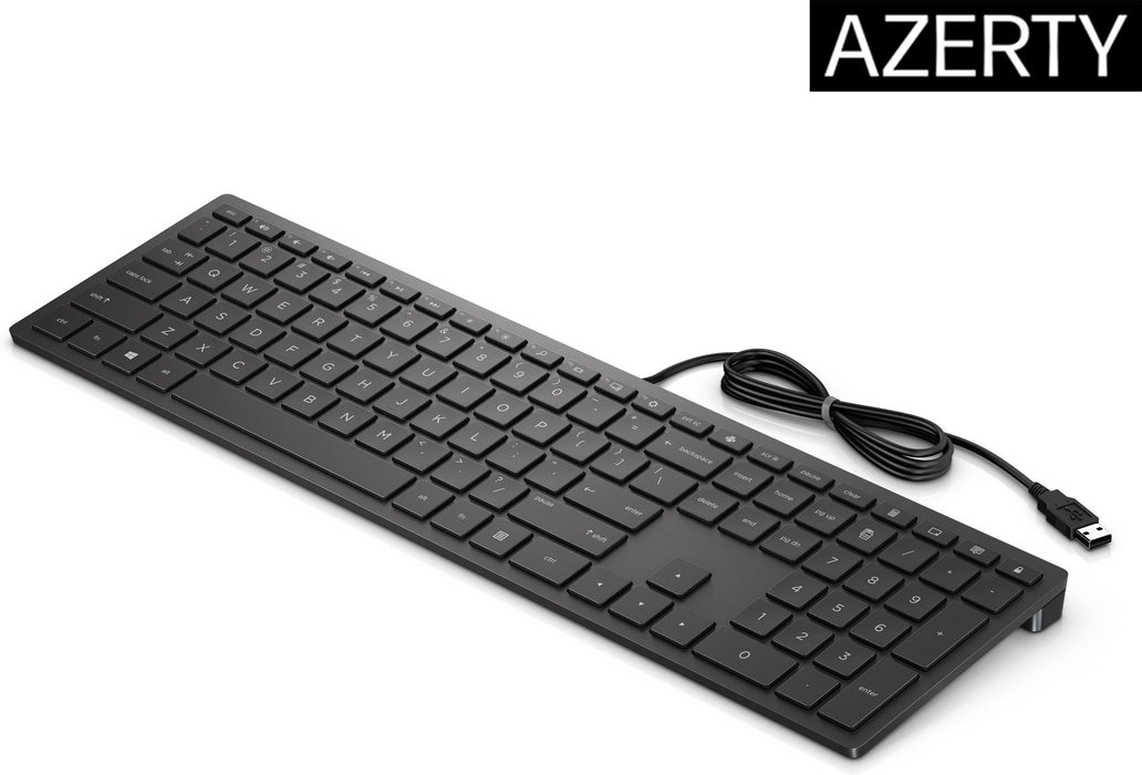 EAN 0192545457521 - HP Pavilion Wired Keyboard 300 teclado Oficina USB Negro imagen 2
