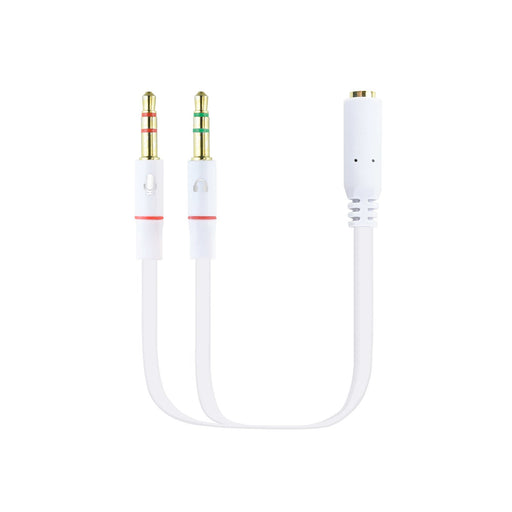 EAN 8433281009875 - Nanocable 10.24.1203 cable de audio 0,2 m 2 x 3.5mm 3,5mm imagen 1