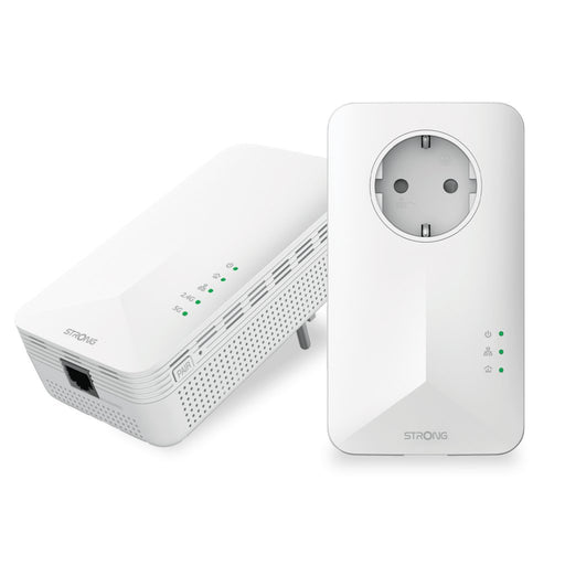 EAN 9120072375668 - Strong POWERL1000DUOWIFIEUV2 1000 Mbit/s Ethernet Wifi Blanco 2 pieza(s) imagen 1