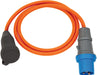 EAN 4007123673834 - Brennenstuhl 1132920025 cable de transmisión Naranja 1,5 m Enchufe tipo F imagen 1