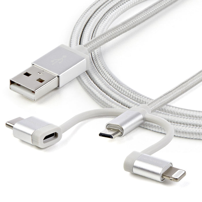 EAN 0065030868365 - StarTech.com LTCUB1MGR cable USB USB 2.0 Micro-USB B Plata imagen 6
