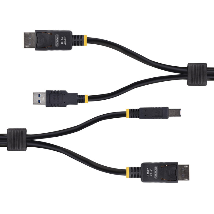 EAN 0065030912839 - StarTech.com DU12210-KVM-CABLE cable para video, teclado y ratón (kvm) Negro 3,1 m imagen 3