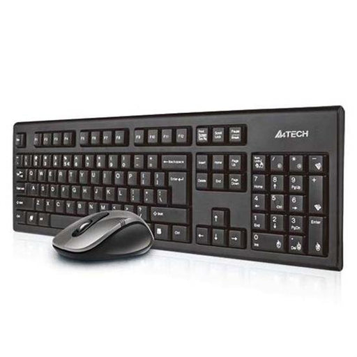 EAN 4711421871341 - A4Tech 7100N desktop teclado Ratón incluido Juego RF inalámbrico QWERTY Inglés Negro imagen 1