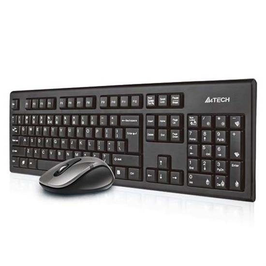 EAN 4711421871341 - A4Tech 7100N desktop teclado Ratón incluido Juego RF inalámbrico QWERTY Inglés Negro imagen 1