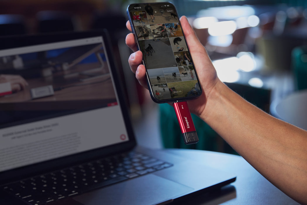 EAN 740617352214 - Kingston Technology Dual Portable USB Type-A / USB Type-C 3.2 Gen 2 (3.1 Gen 2) Negro, Rojo imagen 10