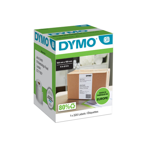 EAN 3501170904985 - DYMO LW - Extra Large Shipping Labels - 104 x 159 mm - S0904980 Blanco Etiqueta para impresora autoadhesi imagen 1