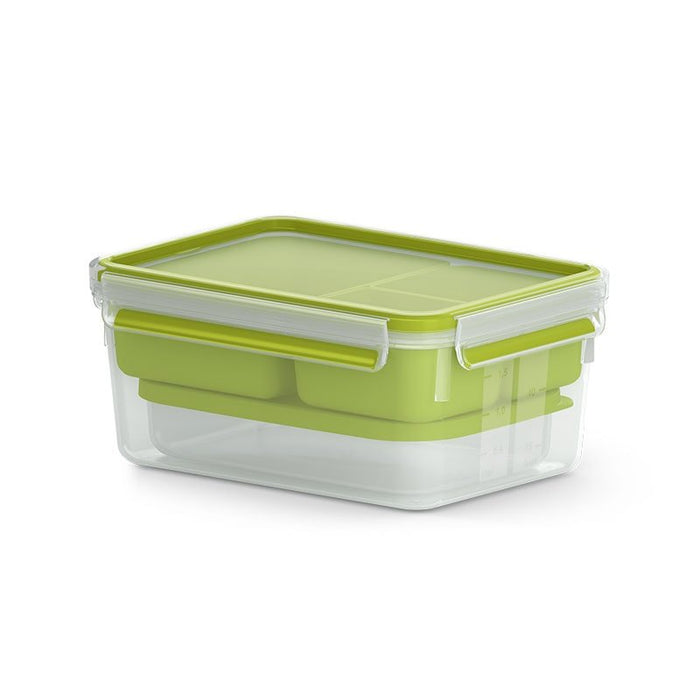 EAN 4009049529530 - EMSA CLIP & GO XL Táper 2,3 L Verde, Transparente 1 pieza(s) imagen 1