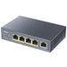EAN 6971690790998 - Cudy GS1005P switch Gigabit Ethernet (10/100/1000) Energía sobre Ethernet (PoE) Gris imagen 2