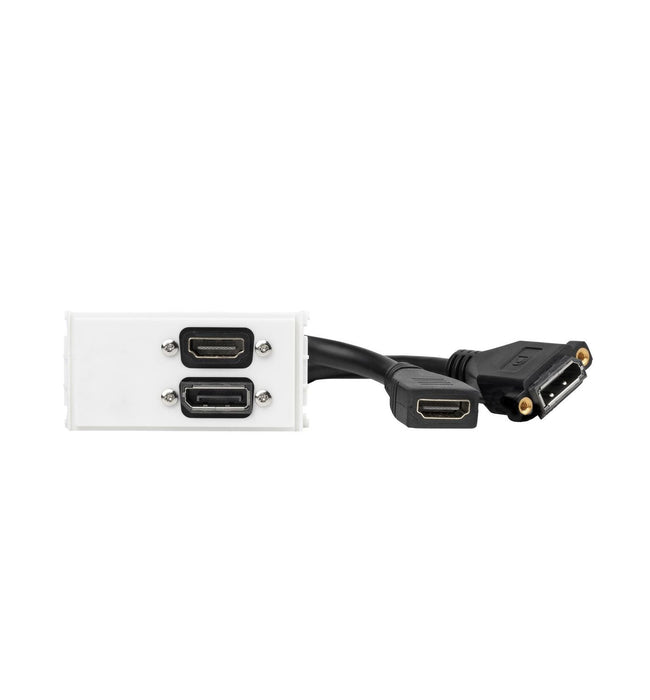 EAN 5712505641880 - Vivolink WI221267 toma de corriente HDMI + DisplayPort Blanco imagen 1