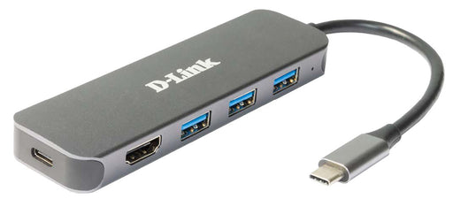 EAN 0790069468605 - D-Link DUB-2333 base para portátil y replicador de puertos Alámbrico USB Tipo C Gris imagen 1