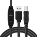 EAN 5715063413609 - Microconnect USB3.0AB7B cable USB USB 3.2 Gen 1 (3.1 Gen 1) 7 m USB A USB B Negro imagen 2