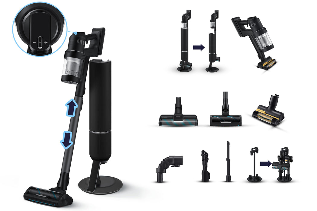 EAN 8806095004372 - Samsung VS28C9784QK Aspiradora escoba 2 en 1 Batería Secar Sin bolsa 1200, 730 Negro imagen 1