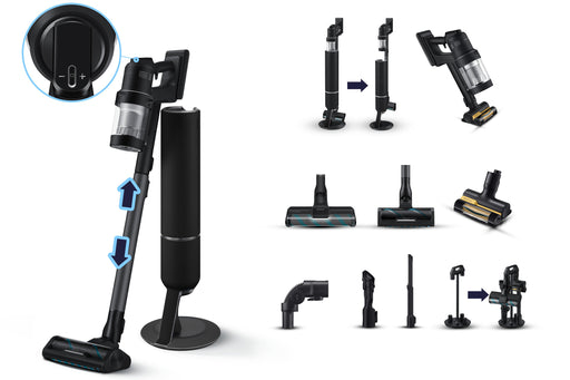 EAN 8806095004372 - Samsung VS28C9784QK Aspiradora escoba 2 en 1 Batería Secar Sin bolsa 1200, 730 Negro imagen 1