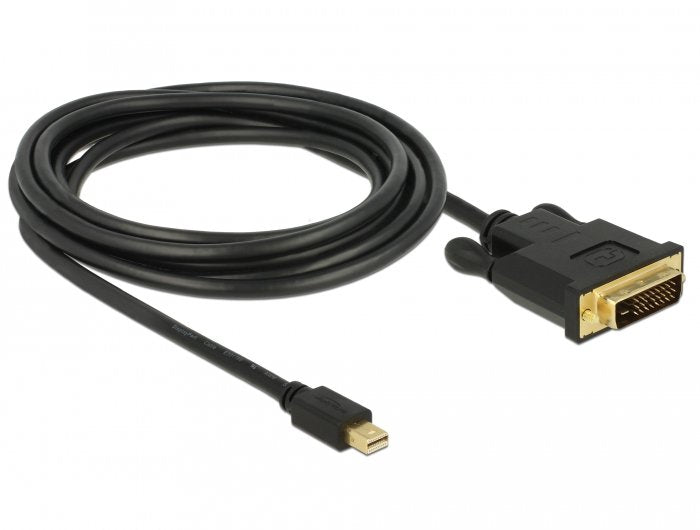 EAN 4043619839902 - DeLOCK 83990 adaptador de cable de vídeo 3 m Mini DisplayPort DVI-D Negro imagen 2