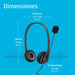 EAN 0195908812531 - HP USB G2 Stereo Headset Alámbrico Diadema Oficina/Centro de llamadas Negro imagen 4
