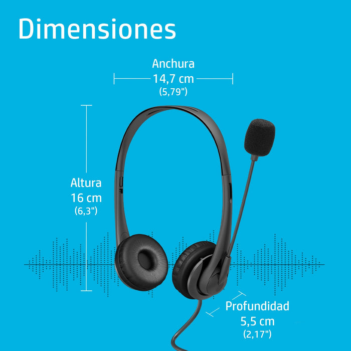 EAN 0195908812487 - HP Stereo USB Headset G2 Alámbrico Diadema Oficina/Centro de llamadas Negro imagen 5