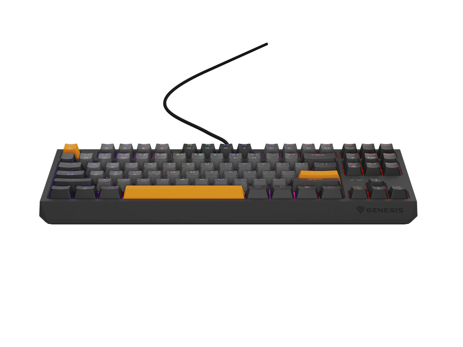 EAN 5901969443325 - GENESIS Thor 230 TKL teclado Juego USB + RF Wireless + Bluetooth QWERTY Negro, Gris, Naranja imagen 6