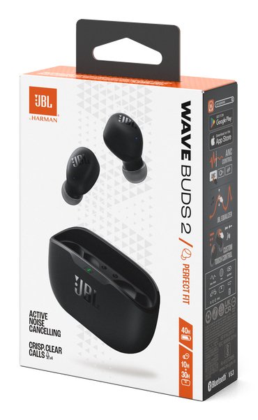 EAN 1200130015373 - JBL Wave Buds 2 Auriculares True Wireless Stereo (TWS) Dentro de oído Llamadas/Música Bluetooth Negro imagen 10