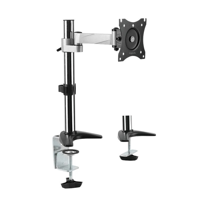 EAN 4052792054187 - LogiLink BP0075 soporte para monitor 68,6 cm (27") Escritorio Negro, Acero inoxidable imagen 1