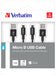EAN 0023942488743 - Verbatim 48874 cable USB USB 3.2 Gen 1 (3.1 Gen 1) 1 m Micro-USB A USB A Negro imagen 3
