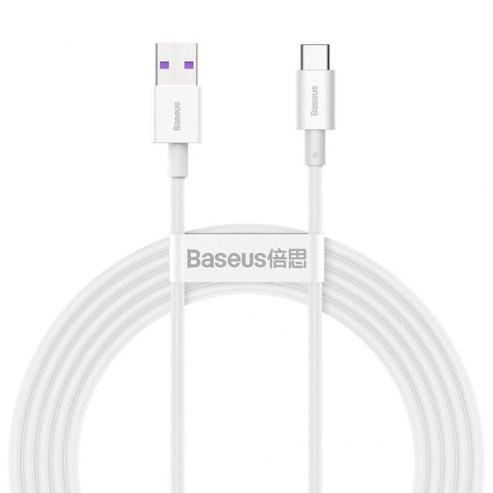 EAN 6953156205529 - Baseus CATYS-A02 cable USB 2 m USB A USB C Blanco imagen 1