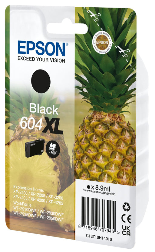 EAN 8715946707952 - Epson 604XL cartucho de tinta 1 pieza(s) Original Alto rendimiento (XL) Negro imagen 1