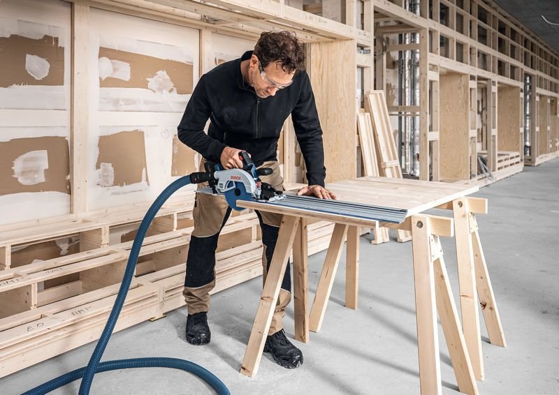 EAN 4059952610689 - Bosch GKS 18V-57-2 GX 16,5 cm Negro, Azul 5000 RPM imagen 6