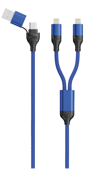 EAN 4010425973649 - 2GO 797364 cable de conector Lightning 1,2 m Negro, Azul imagen 1