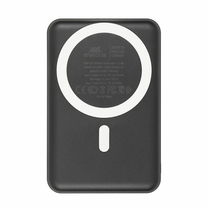 EAN 4260709013374 - Rivacase VA2604 batería externa Polímero de litio 10000 mAh Cargador inalámbrico Negro imagen 1