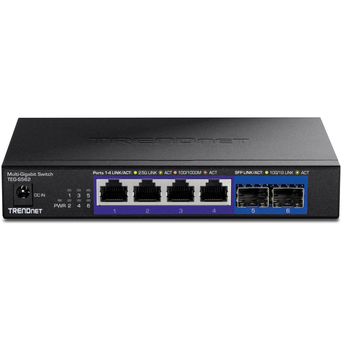 EAN 0710931141061 - Trendnet TEG-S562 switch No administrado 2.5G Ethernet (100/1000/2500) Negro imagen 2