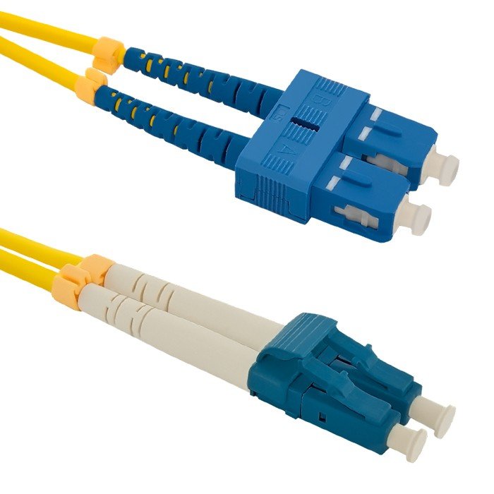 EAN 5901878540313 - Qoltec 54031 Cable de fibra óptica e InfiniBand 1 m SC LC Amarillo imagen 1