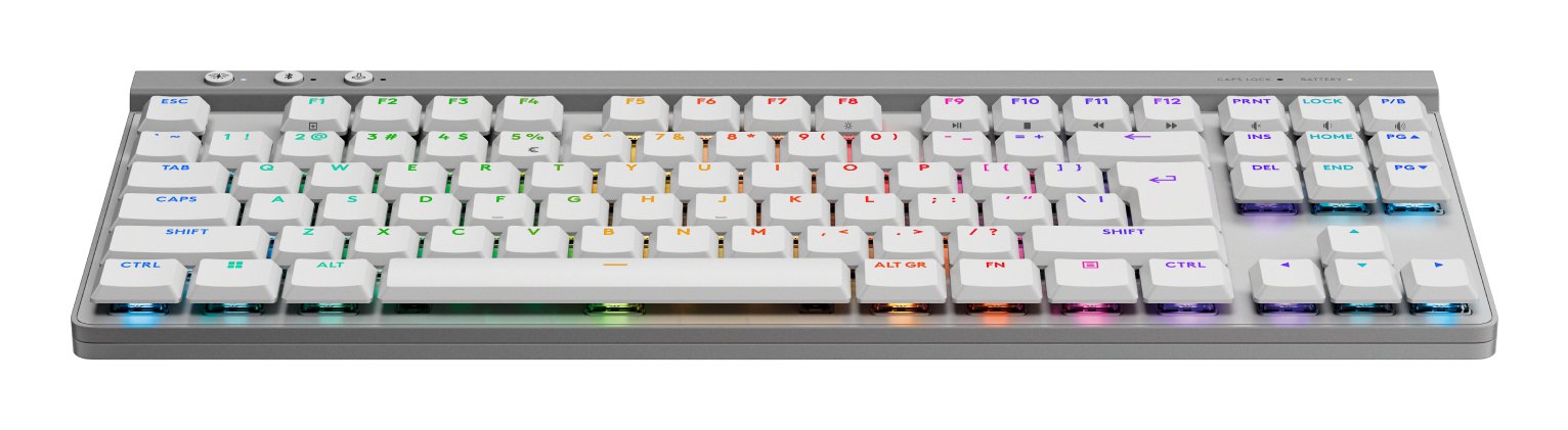 EAN 5099206119796 - Logitech G 920-012539 teclado Juego USB + RF Wireless + Bluetooth QWERTY Internacional de EE.UU. Blanco imagen 4