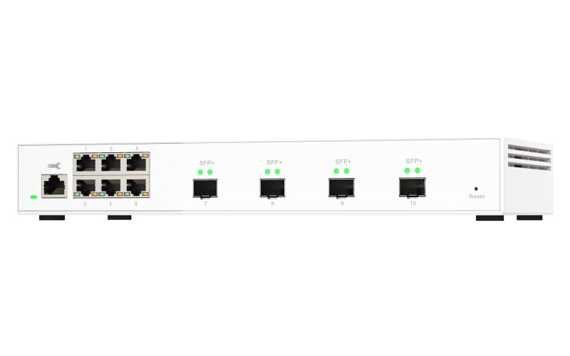 EAN 4711103082225 - QNAP QSW-M2106-4S switch Gestionado L2 2.5G Ethernet (100/1000/2500) Blanco imagen 3