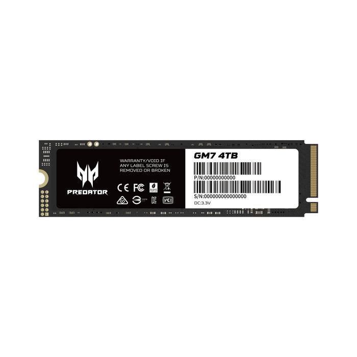 EAN 6955914619142 - Acer GM7 4 TB M.2 PCI Express 4.0 NVMe imagen 1