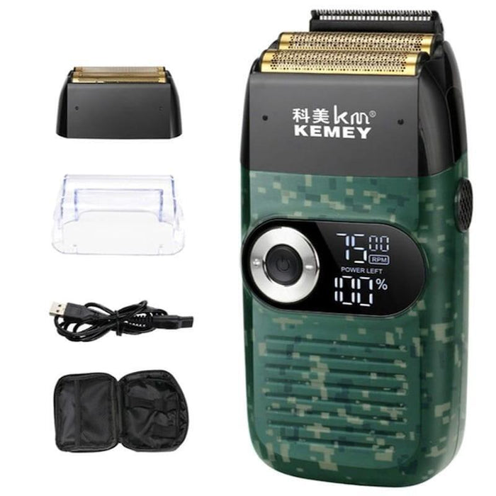 Afeitadora Eléctrica Kemei Km-2027 Camo Edition